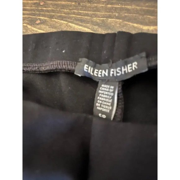 Eileen Fisher Elastic Waist Pull On Trouser Pants Women S/P Petite Comfy Grandma - Picture 2 of 10